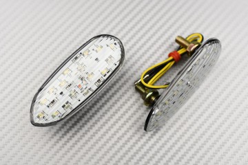 Mirrors Block-off plates with Integrated LED turn signals - Many SUZUKI GSXR 600 750 1000